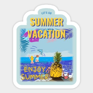 summer vacation Sticker